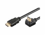 PremiumCord Kabel HDMI+Ethernet, zlac., 90°, 2m