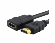 PREMIUMCORD Kabel prodlužovací HDMI - HDMI 2m, zlacené konektory
