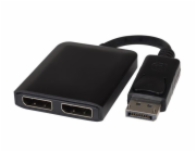 PremiumCord  adaptér DisplayPort  -  2x DisplayPort, rozšíření + zrcadlení obrazu, 4K*2K@30Hz
