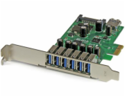 StarTech PCIe 2.0 x1 řadič – 7x USB 3.0 (PEXUSB3S7)