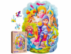 Puzzle Puzzler Puzzler dřevěné, barevné - Statečný rytíř
