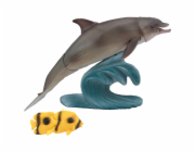 Mořský svět - Delfín 22 cm pohyblivé části