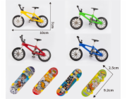 Kolo + skateboard (vel.10x7 cm /9,2x2,5 cm)