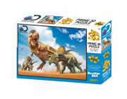 PRIME 3D PUZZLE - T - rex versus Triceratops 500 dílků