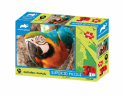 PRIME 3D PUZZLE - Papoušek 48 dílků