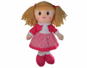 Panenka hadrová 30 cm tmavě růžová sukně