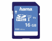 Paměťová karta Hama SDHC 16 GB Class 10, UHS-I 80 MB/s