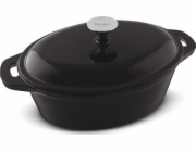 Lamart LT1210 Litinový hrnec se smaltovaným povrchem IRON, 35,5 x 21 cm