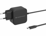 Conceptronická nabíječka CONCEPTRONIC Ladegerät 1Port 67W, GaN USB-C Desk PD sw
