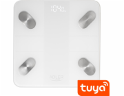 Elektronická koupelnová váha Adler AD 8186 bílá