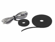 Alantec PK025CZA cable tie mount Black Velcro 1 pc(s)