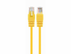 GEMBIRD kabel patchcord Cat5e UTP 0,25m, žlutý