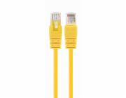 GEMBIRD kabel patchcord Cat5e UTP 0,25m, žlutý