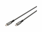 DIGITUS Připojovací kabel USB 4, TypeC na TypeC, AL-Housi...