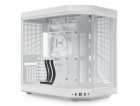 HYTE skříň Y70 Snow white / levé a přední sklo / Riser PC...