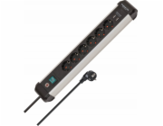 Brennenstuhl prodlužovací kabel Brennenstuhl Steckdosenleiste Premium-ALU-Line 6fach 3m USB