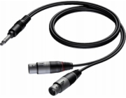 Kabel Procab  CAB733/1.5 6,3 mm Jack samec stereo - 2 x XLR samec 1,5 metru