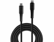 Lindy USB-C – Lightning kabel 3 m černý (31288)