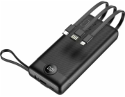 Powerbanka 4kom.pl Powerbanka Externí baterie (POWER BANK) VEGER C20 - 20 000mAh (Micro + Type C + Lightning 8-pin) černá W2047