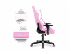 Huzaro Ranger 6.0 Křeslo bílé a růžové