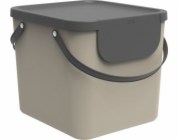 ROTHO Albula Cappuccino - kontejner na třídění odpadu - 40l