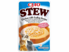 INABA Ciao Stew Chicken & Scallop - pamlsek pro kočky - 40g