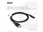 Club3D Kabel USB-C na DisplayPort 2.1, 10K60Hz, DSC1.2, U...