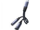Audio adaptér 2 v 1 Joyroom SY-C02 Type-C na 3,5 mm + Typ...