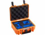B&W action.case PP.23 orange  für Insta360 GO3 GO3S