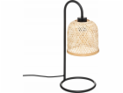 Noční lampa Atmosphera ALI, tkaný bambusový koš, 16 cm