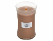 Svíčka oválná váza WoodWick, Kašmír, 609.5 g