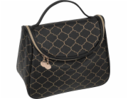 Kosmetický kufřík Auri Art Deco s chlopní Black