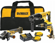 Sada elektrického nářadí Dewalt 18V xr dch133 dcg405 dcf620 2x5ah
