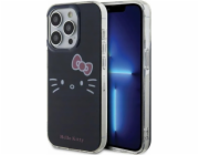 Sourcing Hello Kitty HKHCP14LHKHLK iPhone 14 Pro 6.1 černo/černé pevné pouzdro IML Kitty Face