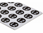 Ergom Samolepící cedule ZS D12 / L2 16 x 11,5 mm (E04ZP-0...