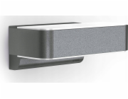 Nástěnné svítidlo Steinel, venkovní nástěnné svítidlo bez pohybového senzoru, LED L 810 C antracit