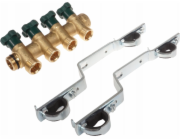 Herz Herz T-Less rozdělovač pro užitkovou vodu 4 sekce 2853004