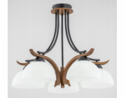 Stropní svítidlo Alfac Alfa Bafia 26125 stropní svítidlo 5x60W E27 dřevo/bílá