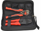 AWTools KLEŠTĚ NA KONEKTORY + 5 ZÁSNUBNÍKŮ + IZOLAČNÍ STĚ...