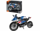 MECHANICAL MASTER - Stavebnice Silniční motorka modrá 542 ks