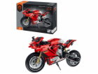 MECHANICAL MASTER - Stavebnice Silniční motorka červená 5...