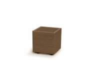 Květináč Prosperplast MADERA SQUARE eco wood 28,8 cm naturo