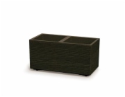 Květináč Prosperplast MADERA CASE eco wood 57,7 cm kávový eco