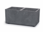Květináč Prosperplast SIERRA CASE beton effect 77 cm šedý