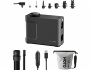 Přenosný kompresor do auta Hoto, čerpadlo HOTO QWCQB002 (3x 2500 mAh, 150 PSI, 350 L, 12V)