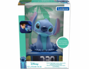 Digitální budík s nočním světlem Stitch 3D Lexibook
