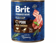 BRIT Premium by nature Pork with Trachea - vlhké krmivo pro psy - 800g