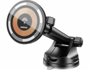 Magnetický držák do auta Dudao F12MAX+ s indukční nabíječkou Qi, 15 W (černý)