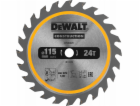 Kotoučová pila na dřevo DEWALT 115 mm, 24T