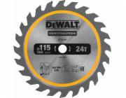 Kotoučová pila na dřevo DEWALT 115 mm, 24T